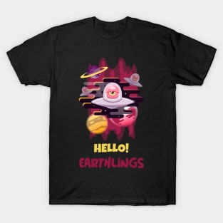 Hello! Aliens! T-Shirt